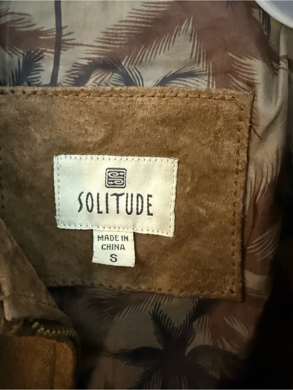 Men's Tan Suede Shirt Jacket by Solitude